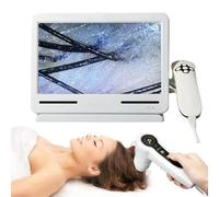 10.1 Inch HD Scalp Care Camera, Hair and Skin Analyzer Scanner with Follicle Detection, Diagnostic System for Home & Salon Use, Scalp Health Tester