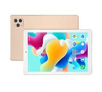 10.1 Inch HD Tablet, 256GB Expandable MT6735 Octa Core 2 in 1 Tablet 8800mAh Battery RGB Mouse for Work for Android 11 (Gold)