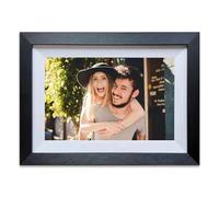 10.1 Inch LCD Screen Digital Photo Frame for Bedroom Furniture, Smart Digital Picture Frame 800 * 1280 Screen Resolution, 16GB Large Capacity (black wood frame)