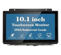 10.1 Inch Open Frame Capacitive Touch Screen Monitor, 1280x800 Waterproof, VESA + Panel Mount, for Kiosk, Automation, POS, Vending, HMI and Digital Signage 7x24h Work