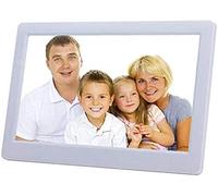 10.1-inch Smart Digital Photo Frame, Human Body Sensing, with UV Remote Control, Multi-functional Electronic Photo Frame (White)