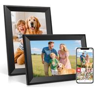 10.1 inch Smart WiFi Digital Photo Frame, Charge from the | 1280x800 IPS LCD Touch Screen Digital Photo Frame, Share Photos/Videos and Send Best Wishes Through