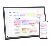 10.1 inch Wall Planner Digital Calendar & Chore Chart,Smart Touchscreen Interactive Display for Family Schedules,Hearth Display Digital Calendar, Digital Photo Frame Share Moments from Anywhere