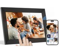 10.1 Inch WiFi Digital Photo Frame, 1280 x 800 HD IPS Touch Screen, 16GB Memory, Auto Rotate, Wall Mountable Share Moments Instantly via Uhale App from Anywhere