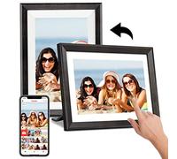 10.1 Inch WiFi Digital Photo Frame, 1280 x 800 IPS Touchscreen Digital Picture Frame, Share Photos or Videos via the Frameo App,White