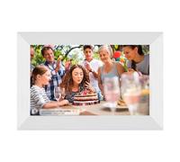 10.1 Inch WiFi Digital Photo Frame Built In 16GB Memory,1280x800 IPS, Share Photos Instantly From Anywhere (white)