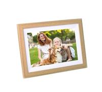 10.1 Inch WiFi Digital Photo Frame Built in 32GB Memory,with 1280 * 800 IPS HD Touch Screen, Share Photos Or Videos Via Frameo APP,Khaki