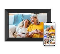 10.1 inch WiFi digital photo frame with 1280 x 800 IPS touch display, automatic rotation and slideshow, easy setup to share moments through the