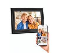 10.1 inch WiFi Smart Digital Photo Frame with 16GB Storage, 1280x800 IPS Touch Screen, Auto Rotate, Wall Mount, HD Photo Frame for Sharing
