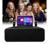 10.1" Karaoke Machine With 2 Microphones - Speaker + Amplifier + Touchscreen All-in-One, Voice-Activated Song Request, Supports Projection, For TV/Movie Watching, Karaoke, Fitness(1TB)