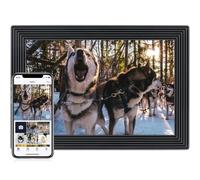 10.1" WiFi Digital Picture Frame, 1280×800 HD IPS 178° Touch Screen, No Annoying Subscriptions, Stores Up to 30,000 Photos, Send Photos/Videos from Your Phone Via Safe Free App, Horizontal Stripes