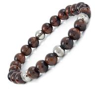 10:10 ELASTIC BRACELETS WITH NATURAL STONES 8 MM