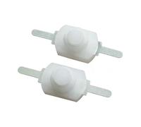10/100/200PCS 12 * 8MM 30V 1A On Off Mini Push Button Switch for Electric Torch 1208YD Self Locking(WHITE,10 Pcs)