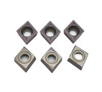 10/100/200pcs Carbide Insert CCMT060204 VP15TF UE6020 Internal Milling Cutter CNC Turning Tool(CCMT060204 VP15TF,100PCS)