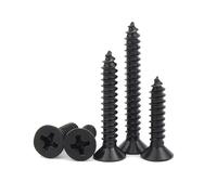 10/100 M1.7 M2 M2.5 M3 M3.5 M4 Mini Micro Black 304 Stainless(100pcs M2x8mm)