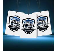10-1000 Pcs Personalised Car Air Freshener with Picture - Custom Photo/Logo/QR Code/Text, Bulk Promotional Gifts for Business Branding Events (A5-Rectangle)