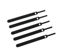 10-1000pcs Black Reusable Nylon Cable Ties 150 200 300mm Adjustable Cord Fastening Wire Management Straps Hook Loop Organizer Tie(500 Pieces,300mm)