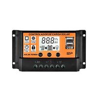 10-100A MPPT/PWM Solar Charge Controller LCD Dual USB Output Solar Panel PV Regulator Dual USB 5V LCD Display 12V24V Power Intelligent Regulator(3)
