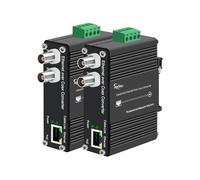 10/100M RJ45 IEEE802.3af/at 30W PoE EoC Converter Up to 300m Apair