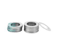 10-100pcs 0.1mm 0.2mm 0.3mm 0.5mm 1mm Stainless steel Flat Washer thin gasket High precision Adjusting gasket M1.6 to M30(M8x11 50pcs,0.5mm thickness)