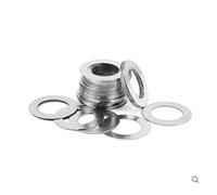 10-100pcs 0.1mm 0.2mm 0.3mm 0.5mm 1mm Stainless steel Flat Washer thin gasket High precision Adjusting gasket M1.6 to M30(M10x18 20pcs,1mm Thickness)