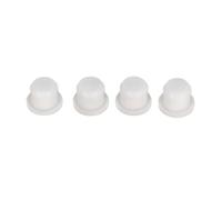 10-100pcs 2.7mm-14.1mm High-Temperature Resistant Silicone Plug Rubber Plug T-Shaped Solid Threaded Hole Blind Cover(White,5.8mm-30pcs)