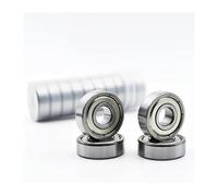 10-100pcs 608 ZZ 2RS 625 626 627 628 606 607 609 2Z DDU Bearings High Performance Roller Skate Skateboard Wheel Bearing IDGTTLDF(627 ZZ Premium,10Pcs)