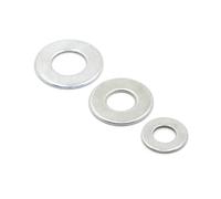 10/100pcs DIN125 Zinc-plated Steel Flat Washer M2 .5 M3 M4 M5 M6 M8 M10 M12 M14 M16(10pcs M10)