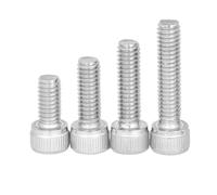 10-100pcs DIN912 M.6 M2 M2.5 M3 M3.5 M4 M5 M6*3/4/5/6/7/8/9/10-90/100mm A2-70 Stainless Steel Hex Hexagon Socket Head Cap Screws(X12mm,M4 10PCS)