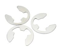 10-100pcs E Clip Circlip Washer 304 Stainless Steel/Carbon Steel M1.2-M16 External Retaining Rin(304 Stainless Steel,50pcs M6)