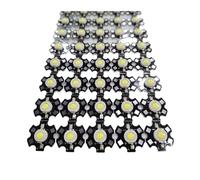 10-100Pcs LED COB Lamp Chip 1W 3W 3.2-3.6V Input 100-220LM Bulb Diode(3W warm white,10PCS)