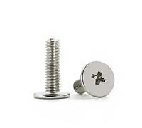 10-100pcs M1 M1.4 M1.6 M2 M2.5 M3 M4 M5 M6 M8 Stainless Steel Cross Ultra Thin Super Low Flat Wafer Head Screw Bolt(4mm,M4 10PCS)