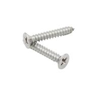 10/100pcs M2 .6 .9 M3.5 M4 M5 M6 304 A2-70 stainless steel Cross Flat Countersunk Head Self-tapping Wood Screw(60mm,10pcs M3.5)