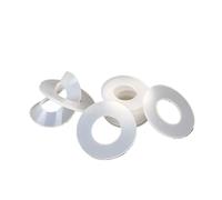 10-100Pcs M2 M2.5 M2.7 M3 M4 M5 M6 M7 M8 M10 M12 M14 M16 M20 Black White Soft Silicone Flat Pad Washer Soft Rubber Seal Gaskets(M4x8x1mm-100pcs)