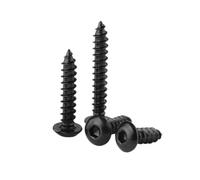 10-100pcs M3/M3.5/M4/M5/M6 Carbon Steel Button Head Hexagon Socket Self-tapping Wood Screws, M3x20mm(100pcs)