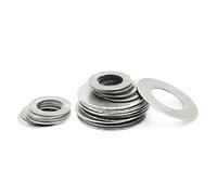 10-100pcs M3 M4 M5 M6 M7 M8 M9 M10-M30 Stainless Steel Adjusting Shim 0.1/0.2/0.3/0.5mm(M3X5 (100pcs),0.2mm Thickness)