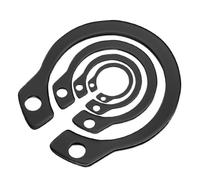10-100pcs M3-M42 Black 65mn Manganese Shaft Retaining Snap Ring Washer Bearing C Type External Circlip(M11-50pcs)