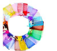 10-100pcs Plant Protection Bags Fruit Grow Netting Mesh For Vegetable Strawberry Grapes Garden Tools(Mixed Color,15x20cm (30 Pcs))