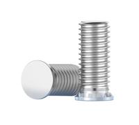 10-100PCS Self Clinching Studs Pressure Rivet Screw 304 Stainless Steel FHS Flush Head Studs M2.5 M3 M4 M5 M6 M8(16mm,M8(10pcs))