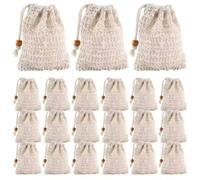10-100Pcs Shower Bath Sisal Soap Bag for Daily Cleaning