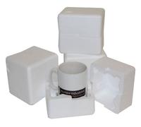 10 11oz Polystyrene Foam Mug Cup Packaging Mailing Postal Boxes