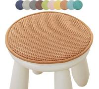 10/12/14/16/18 Inch Stool Cushion Round, Non-Slip Bar Stool Seat Pads for Indoor Outdoor Garden Dining Bistro Patio Office Coffee Shop Machine Washable(D3,35cm 14in)