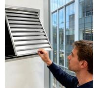 10 12 14 16 20 24 26 28 30 40 Inch Industrial Air Return Grille, Stainless Steel Vents Cover for Ventilation House Attic Garage Wall Ceiling(WxH 34"x32"/86x81CM)