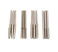 10/12 Pcs Cylinder Cone Straight Mandrels 2.35/3mm Shank Sandpaper Clamp Split Mandrels Handle Tools for Sanding Disc