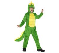 (10-12 Years, Green) Smiffys Childrens/Kids Deluxe Crocodile Costume