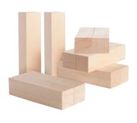 10/12Pcs Wood Carving Block Basswood Natural Soft for Carving and Whittling(10PCS)