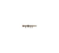 10 - 13mm Metal Ball Curtain Pole Set - Antique Brass