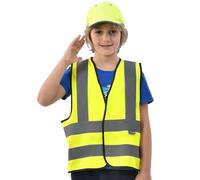 10-13Y Child's High Vis Reflective Safety Vest - High Visibility Waistcoat