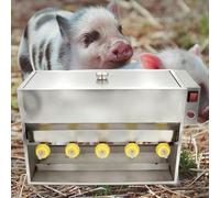 10/14 Nipple, Piglet Feeding Station, Piglet Feeder, Stainless Steel, Suitable for Piglets, Lambs