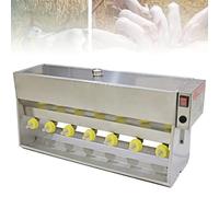 10/14 Nipple Stainless Steel Piglet Milk Feeder, Piglet Feeder, Universal Suckling Machine for Lambs, Nipples Piglets Milk Feeder, Suitable for Farms and Ranches 14-Digit-BasicVersion